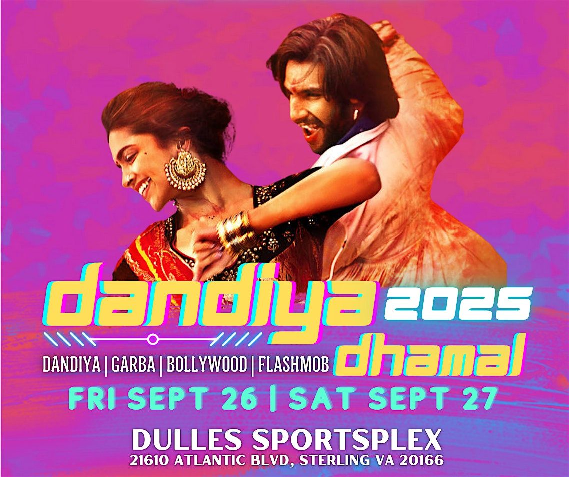 Dandiya Dhamal 26 Sept 2025 - Entertaining Navratri Dandiya Garba, 26 September | Event in Sterling | AllEvents
