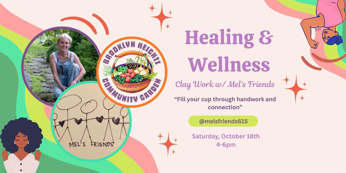 Connection & Clay Work w/ Mel’s Friends, 18 October | Event in Nashville | AllEvents
