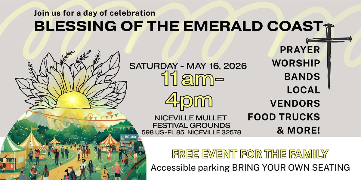 BLESSING OF THE EMERALD COAST, 16 May | Event in Niceville | AllEvents