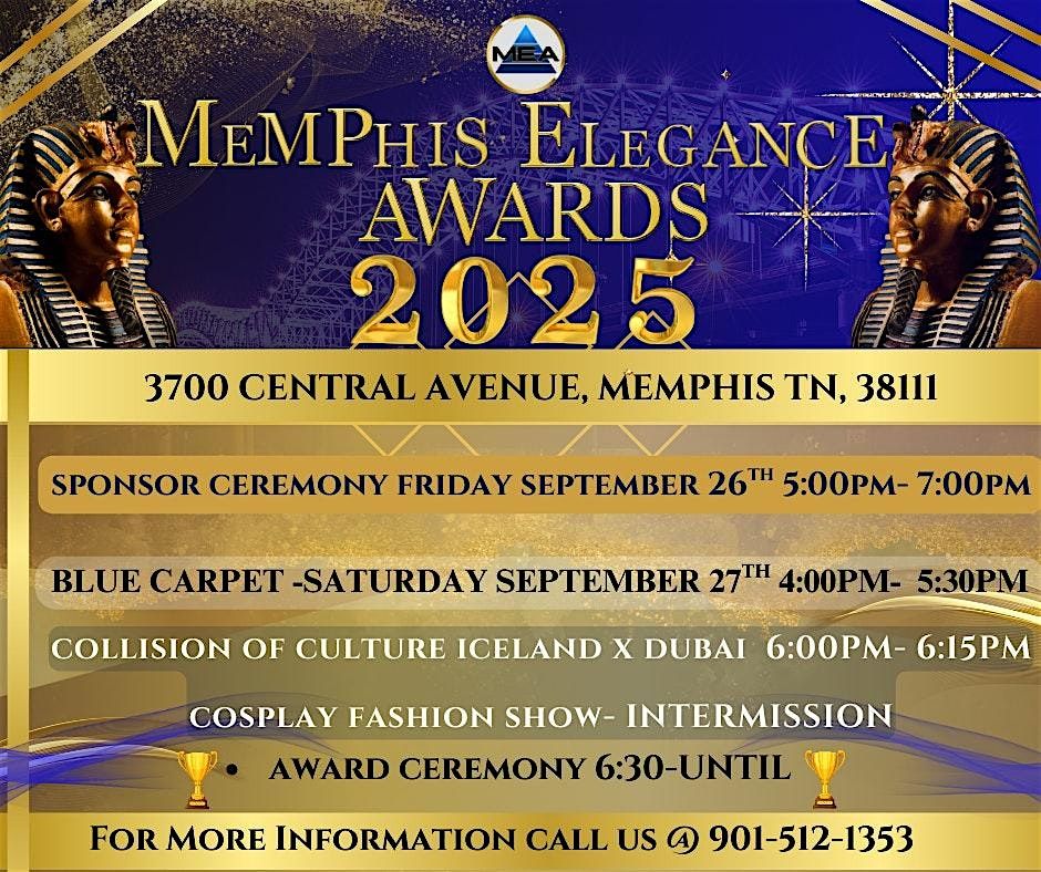 2025 MEMPHIS ELEGANCE AWARDS CEREMONY, 27 September | Event in Memphis | AllEvents