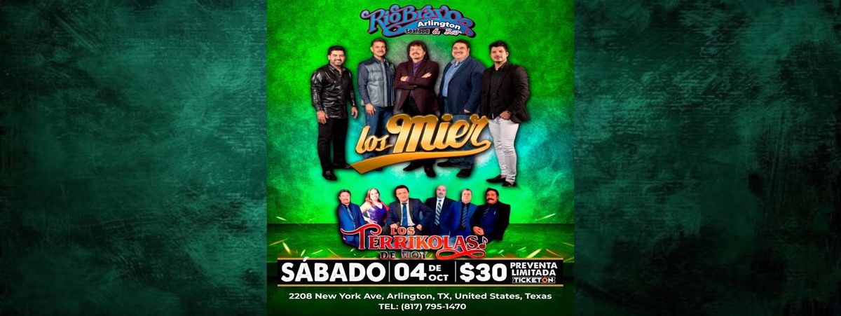 LOS MIER & LOS TERRIKOLAS DE HOY, 4 October | Event in Arlington | AllEvents