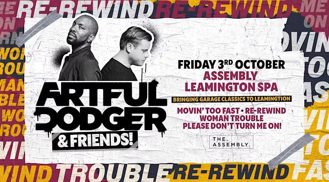 Artful Dodger and Friends Leamington spa, 3 October | Event in Royal Leamington Spa | AllEvents