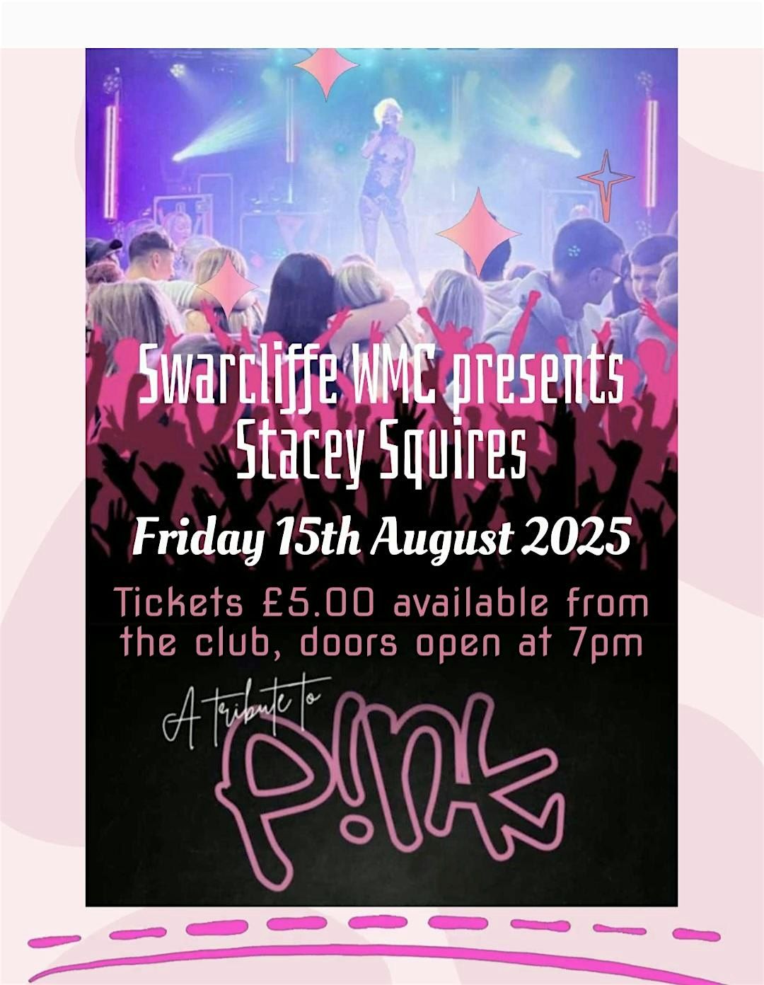 Stacey Squires In A Tribute To Pink, 15 August | Event in Leeds | AllEvents