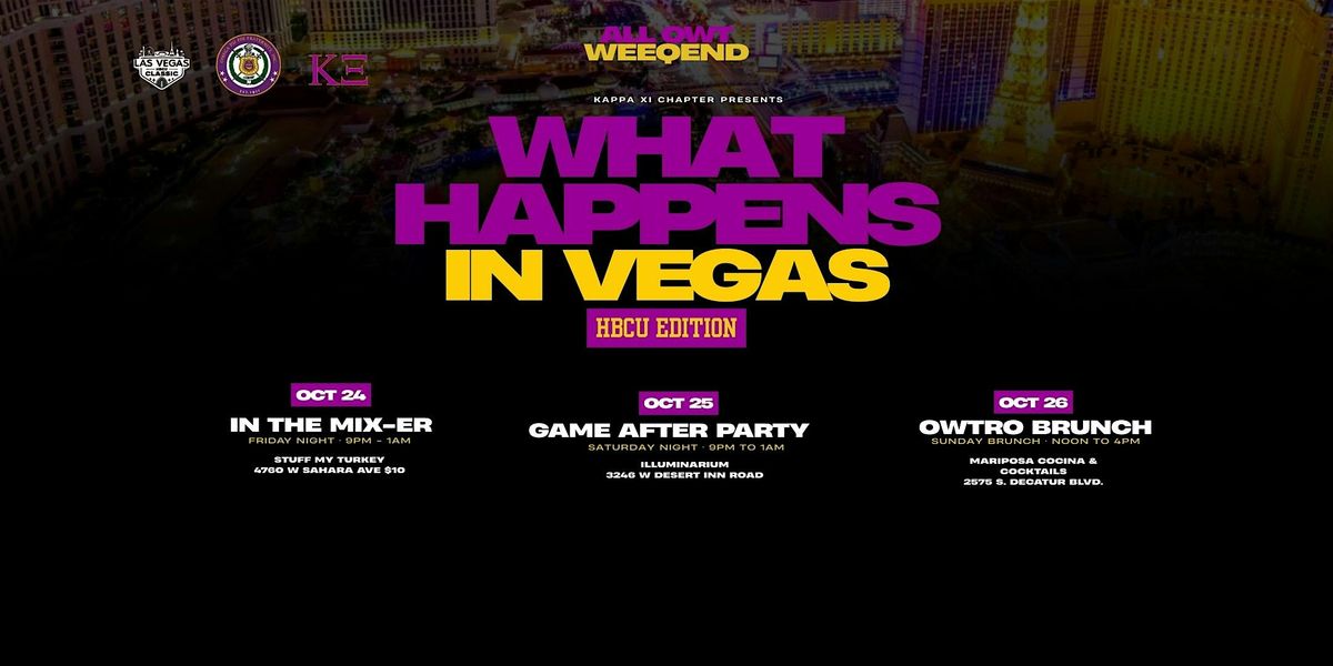 All Owt Weekend: HBCU Edition, 24 October | Event in Las Vegas | AllEvents
