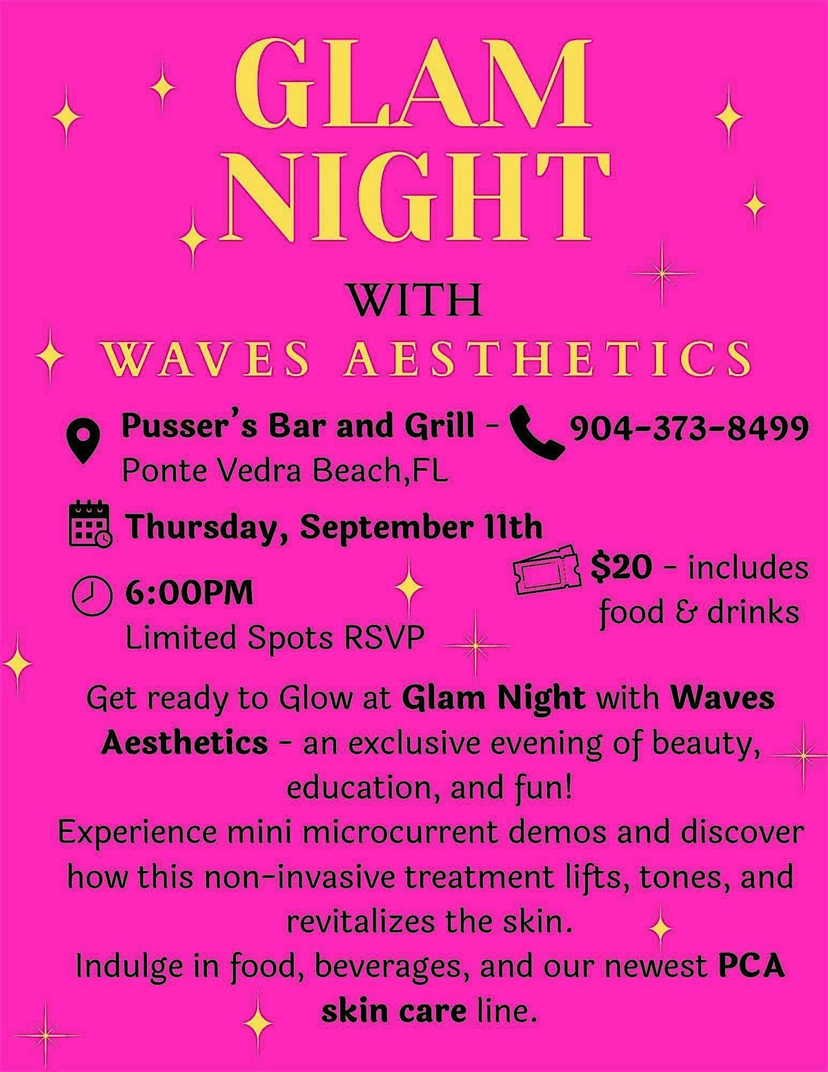 Glam Night w/ Waves Aesthetics, 11 September | Event in Palm Valley | AllEvents