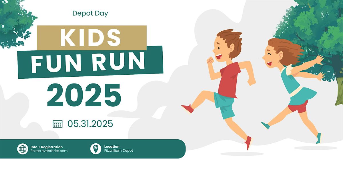 Kids Fun Run @ Depot Day, 31 May | Event in Fitzwilliam | AllEvents