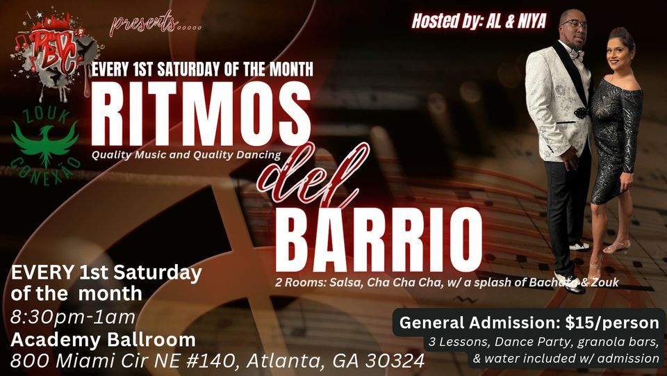 Ritmos Del Barrio, Academy Ballroom ATL, Atlanta, 5 August to 6 August