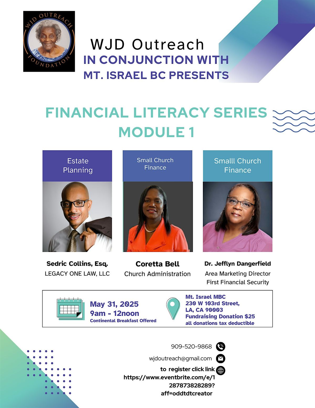 Financial Literacy and 501c3 Updates, 31 May | Event in Los Angeles | AllEvents