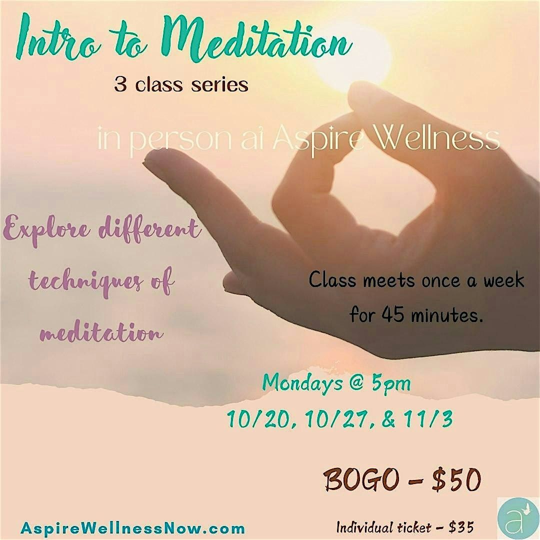 Intro to Meditation series, 20 October | Event in Newark | AllEvents