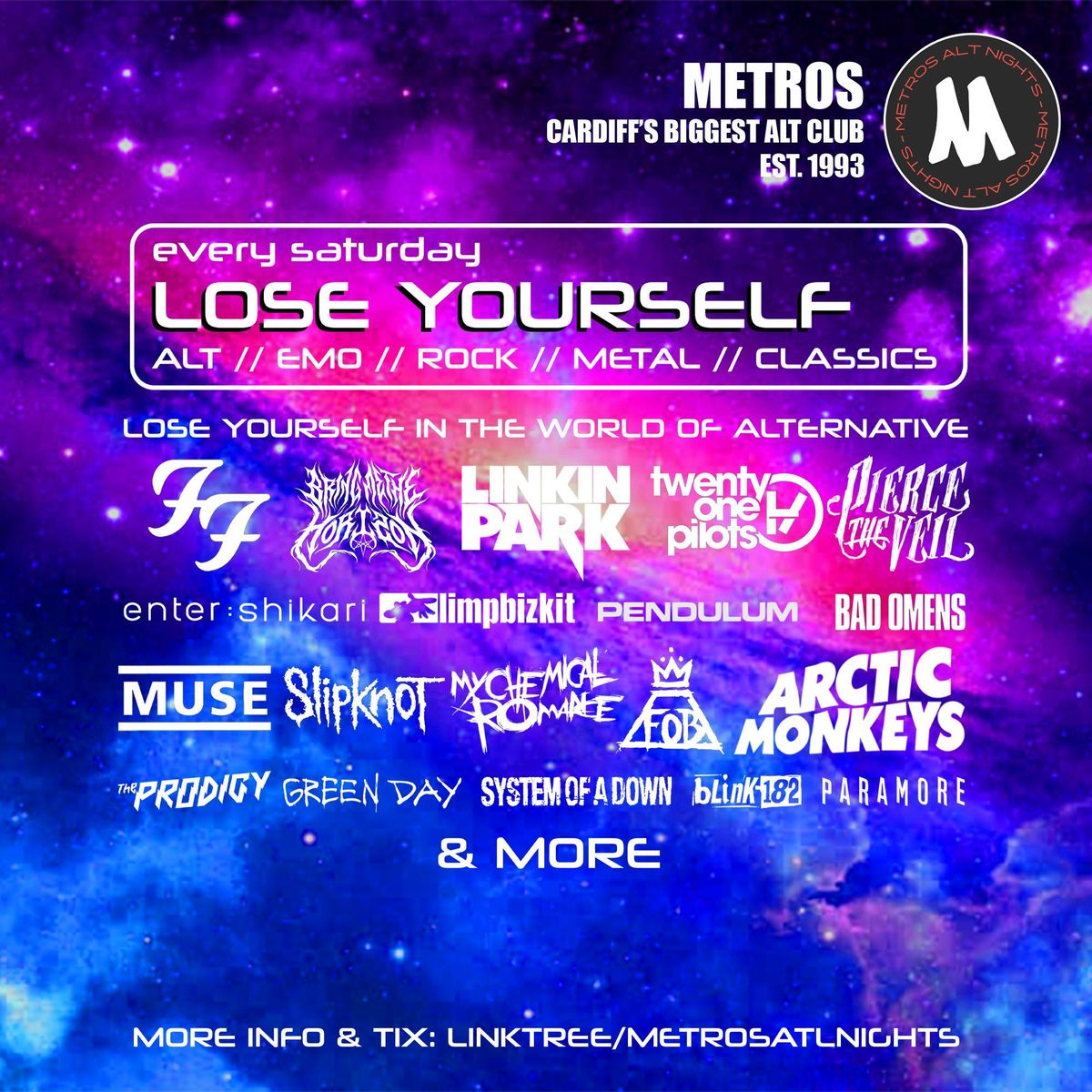 Lose Yourself - Saturday 24th May, 24 May | Event in Cardiff | AllEvents