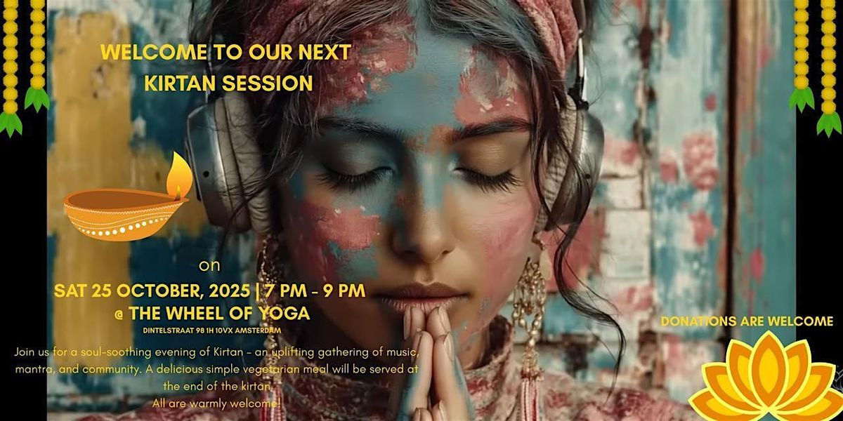 An Evening of Kirtan: Karthik Edition, 25 October | Event in Amsterdam | AllEvents