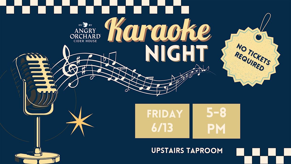 Karaoke Night at Angry Orchard, 13 June | Event in Walden | AllEvents