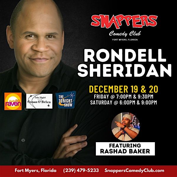 Rondell Sheridan Comedy Show, 19 December | Event in Fort Myers | AllEvents