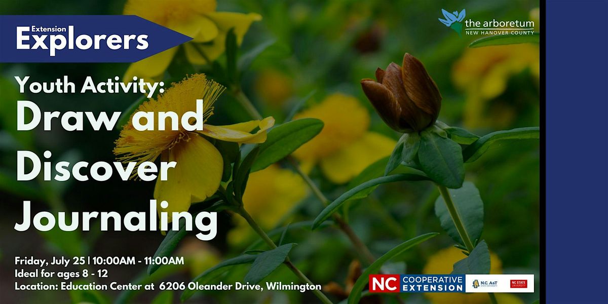 Free Youth Activity: Draw and Discover Journaling, 25 July | Event in Wilmington | AllEvents