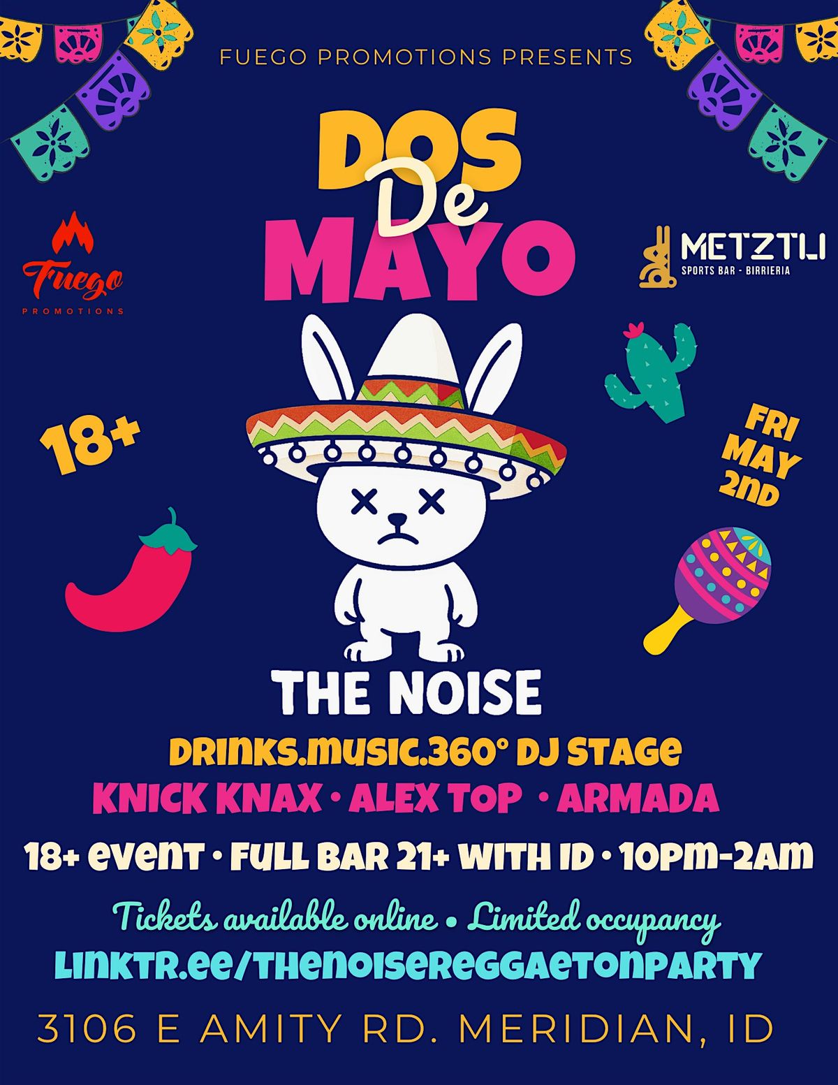 The Noise Presents tres De Mayo, 3 May | Event in Meridian | AllEvents
