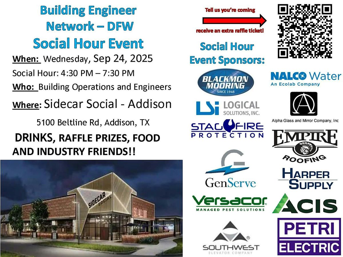 BEN DFW September Social Hour, 24 September | Event in Addison | AllEvents