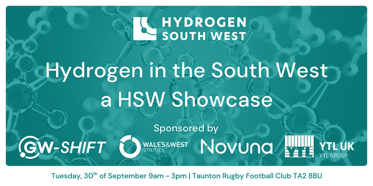 HSW Showcase - Hydrogen in the South West, 30 September | Event in Taunton | AllEvents
