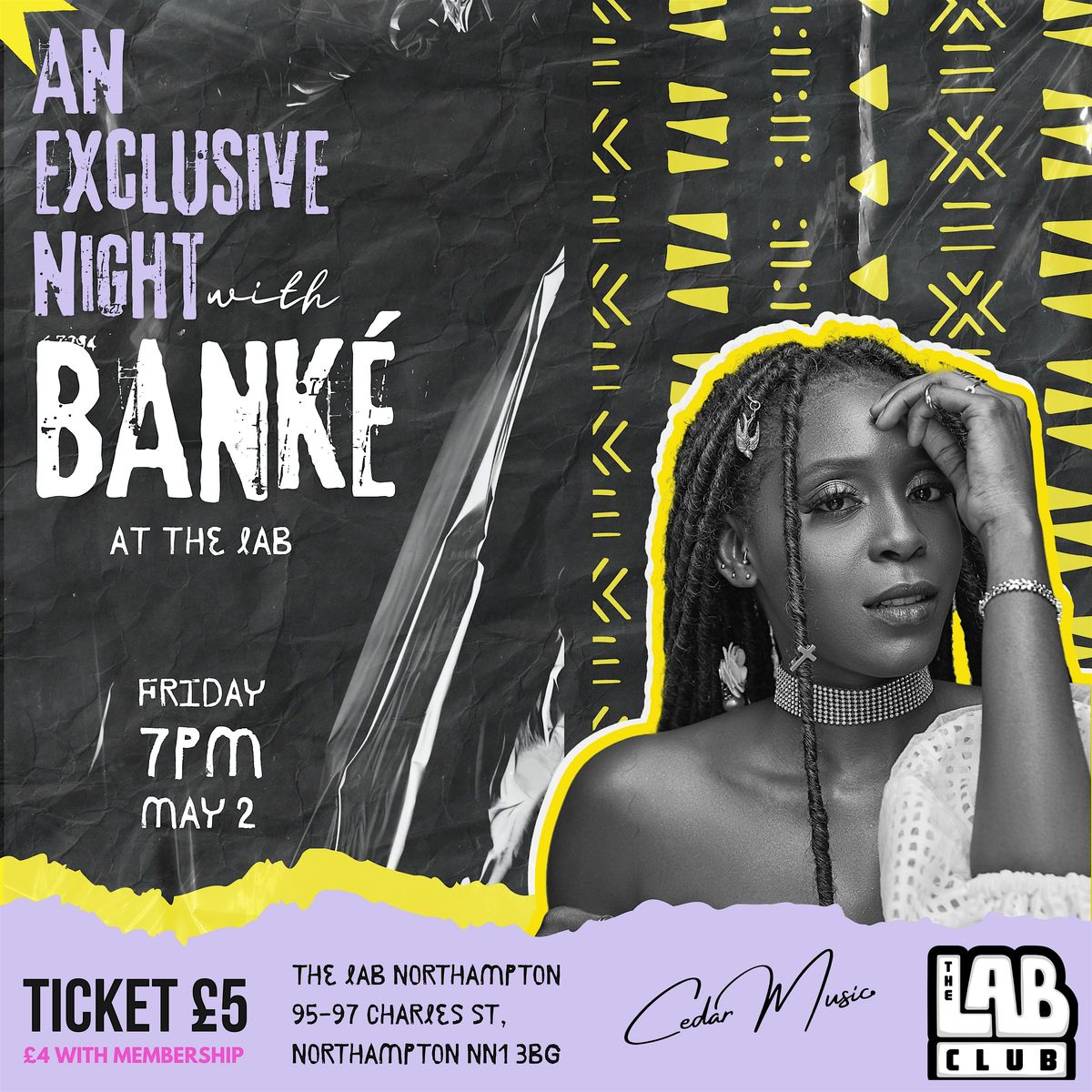 An Exclusive Night with Banké, 2 May | Event in Northampton | AllEvents