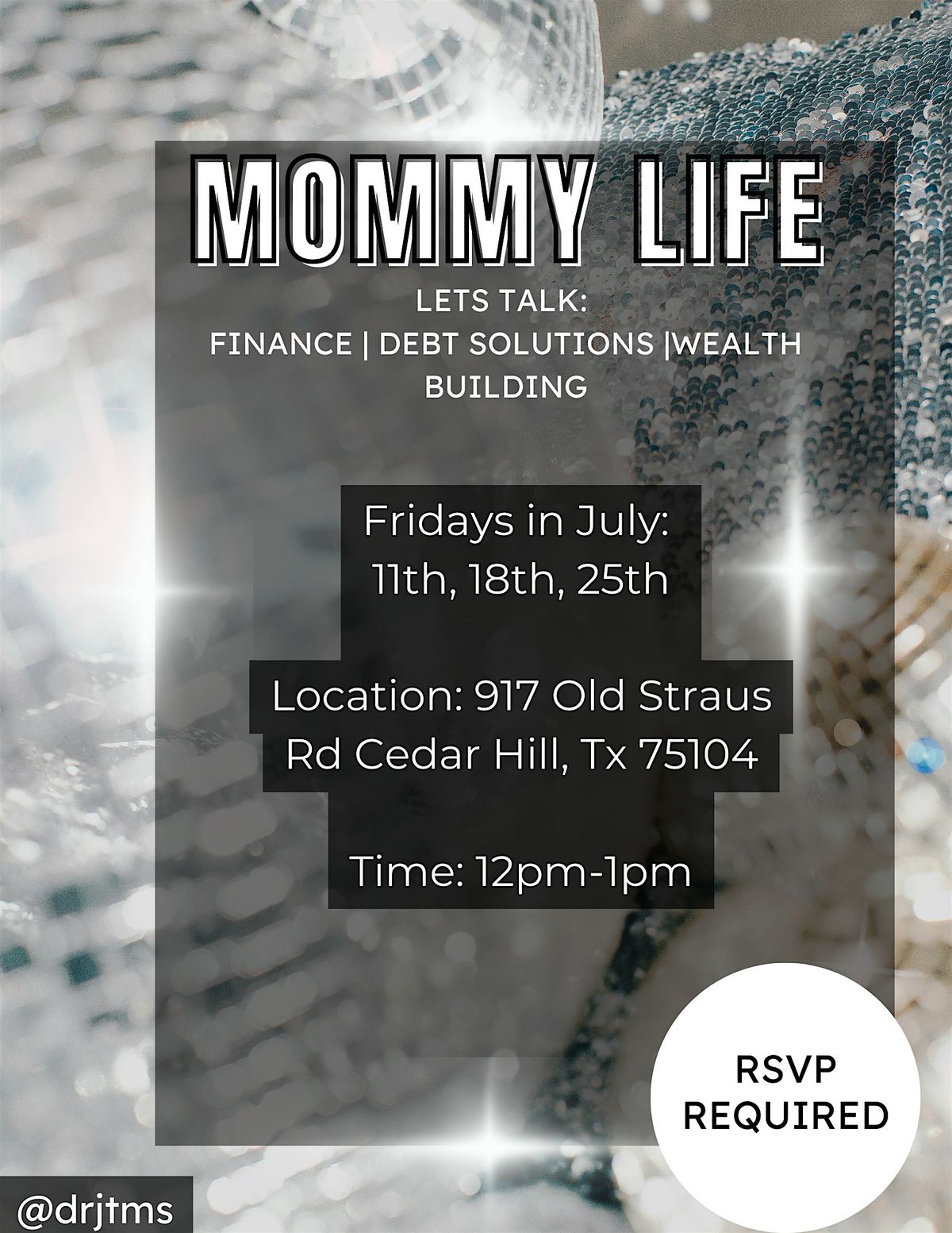 Mom Life- A Legacy Conversation, 11 July | Event in Cedar Hill | AllEvents