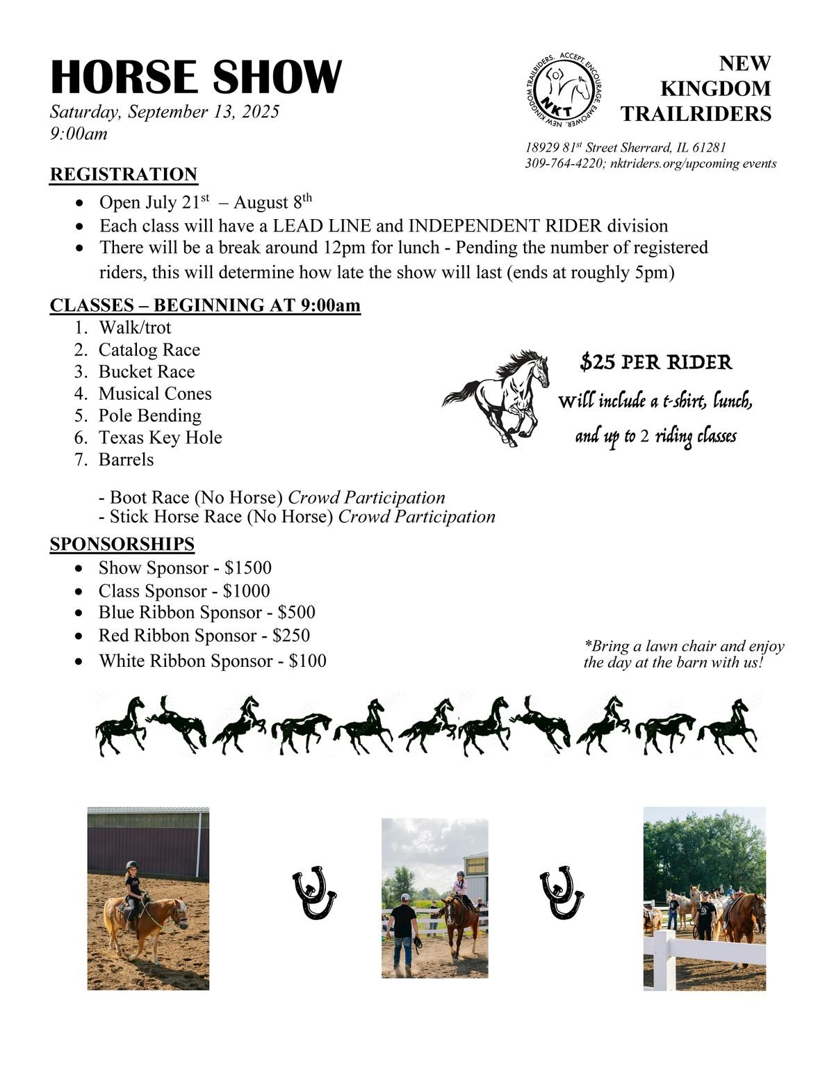 NKT Rider Horse Show 2025, 13 September | Event in Sherrard | AllEvents