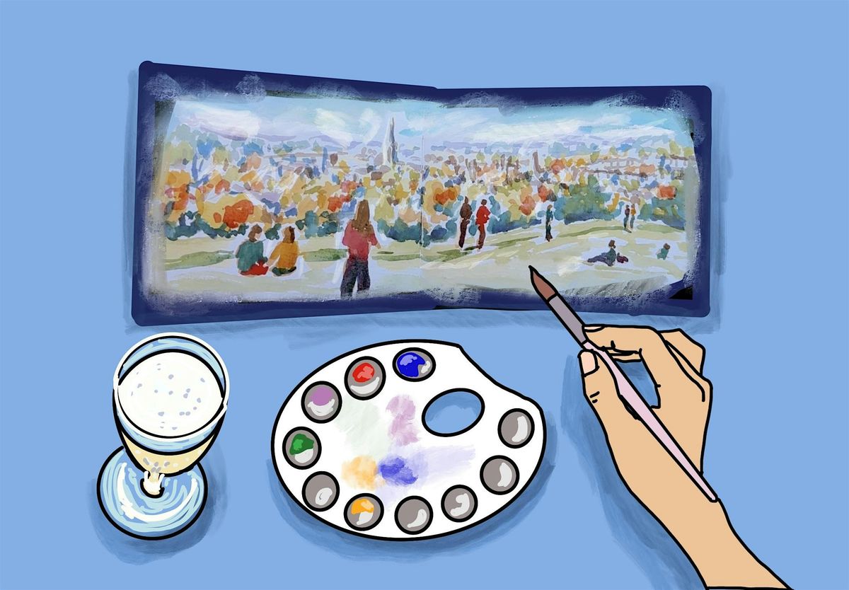 Sip, Paint & Unwind Watercolour Workshop | Event in Bath | AllEvents