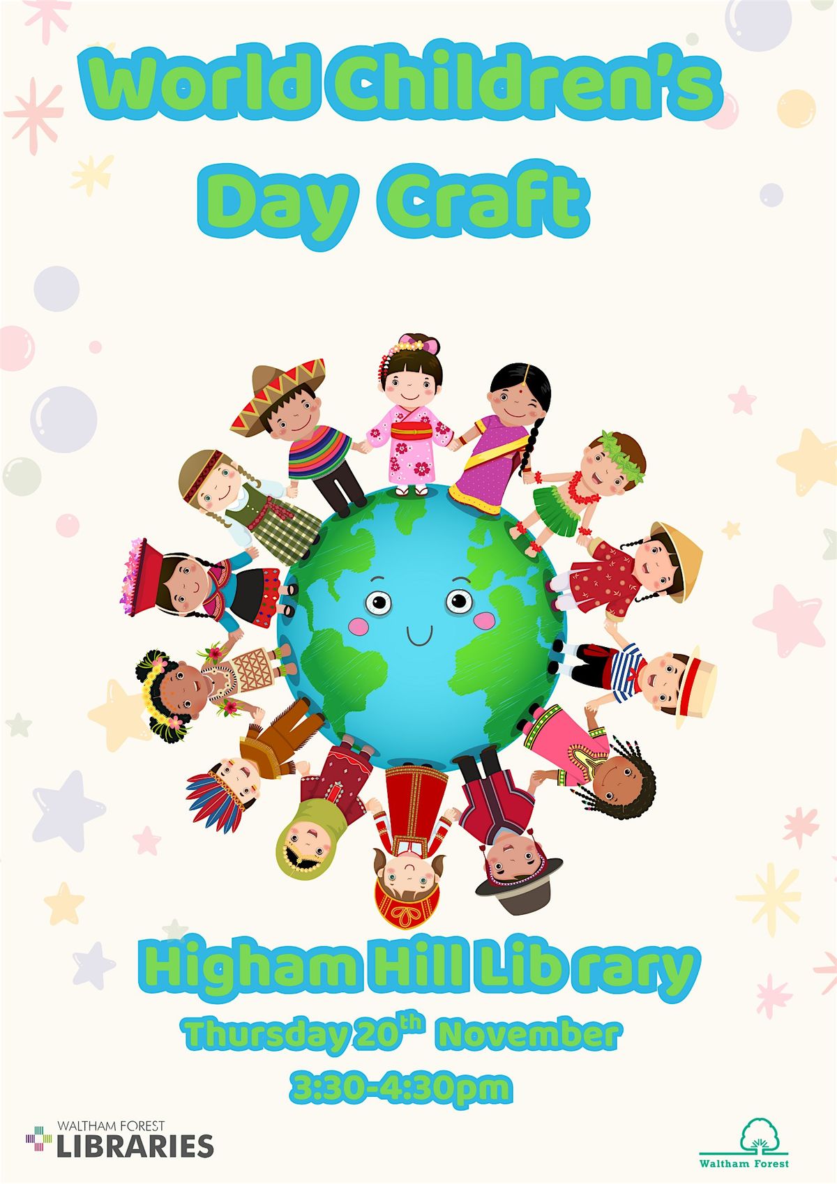 World Childrens Day Craft @ Higham Hill Library, Higham Hill Library ...