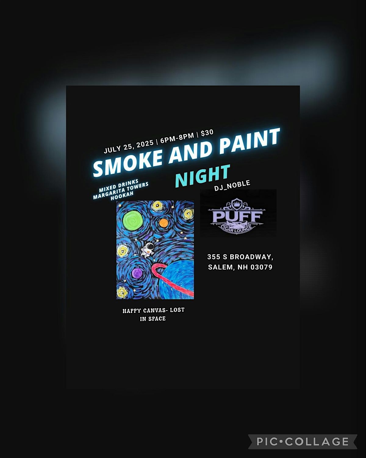 Lost in Space- Smoke and Paint, 25 July | Event in Salem | AllEvents