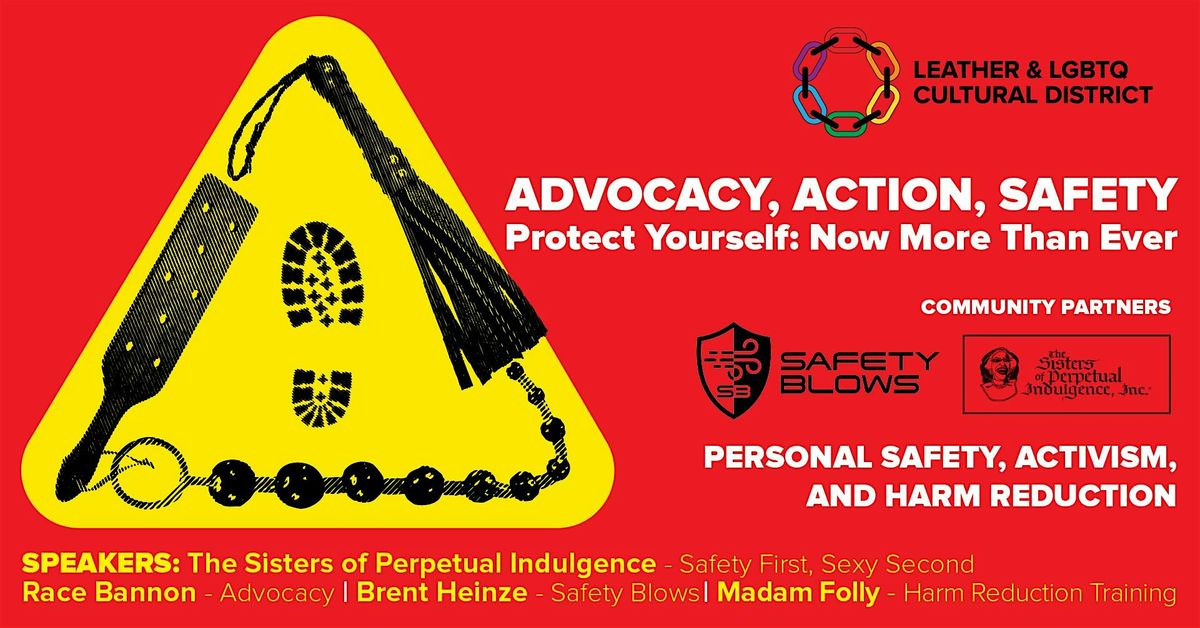 LEATHER & LGBTQ Cultural District Present: Advocacy, Action, Safety, 29 May | Event in San Francisco | AllEvents