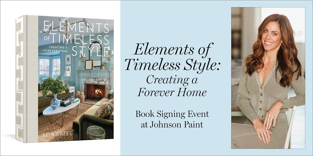 Elements of Timeless Style Book Signing Event with Erin Gates, 28 October | Event in Boston | AllEvents