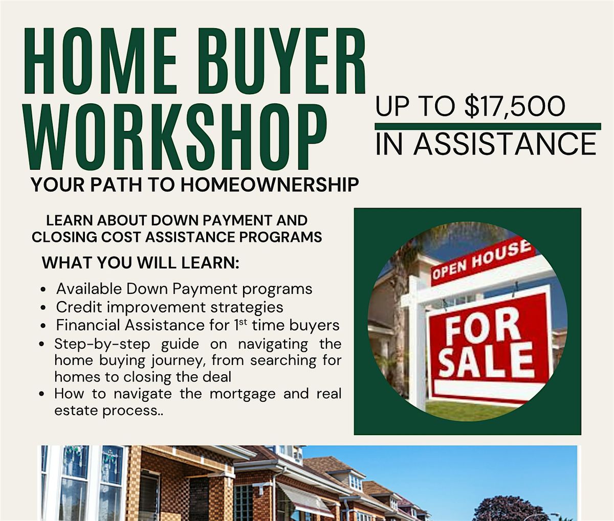$17,500 Down Payment Home Buyer Workshop, 31 May | Event in Chicago | AllEvents
