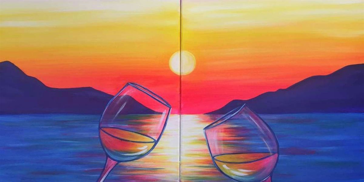 Cheers to Pinot in Paradise - Paint and Sip by Classpop!™, 19 July | Event in Danville | AllEvents