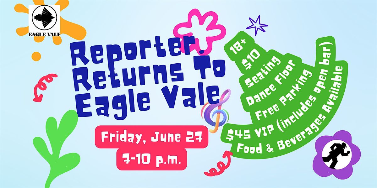 REPORTER, 27 June | Event in Fairport | AllEvents