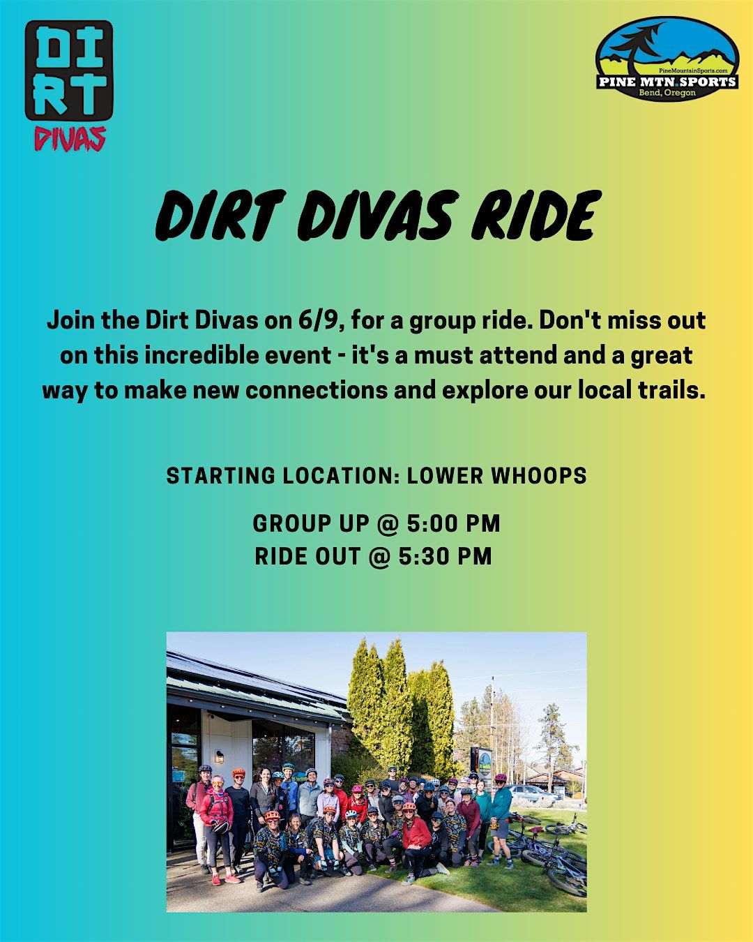Dirt Divas Womens Group Ride, 9 June | Event in bend | AllEvents