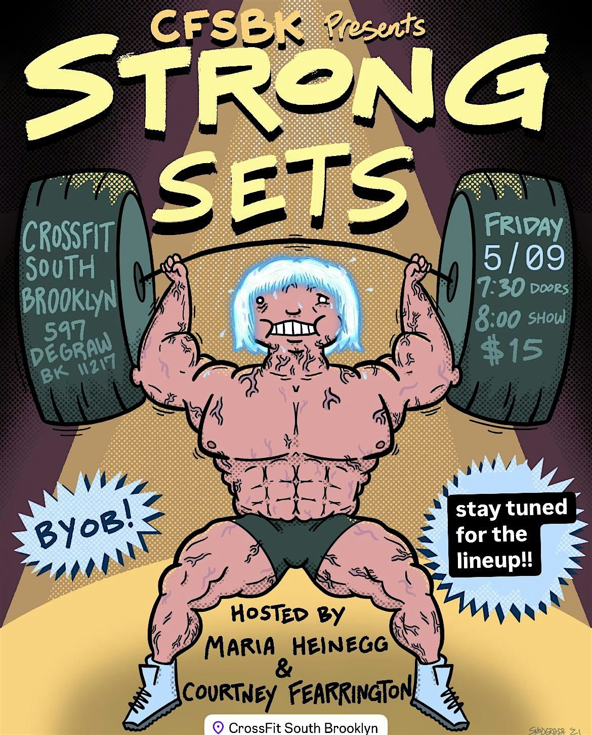 "Strong Sets" Stand Up, 9 May | Event in Brooklyn | AllEvents