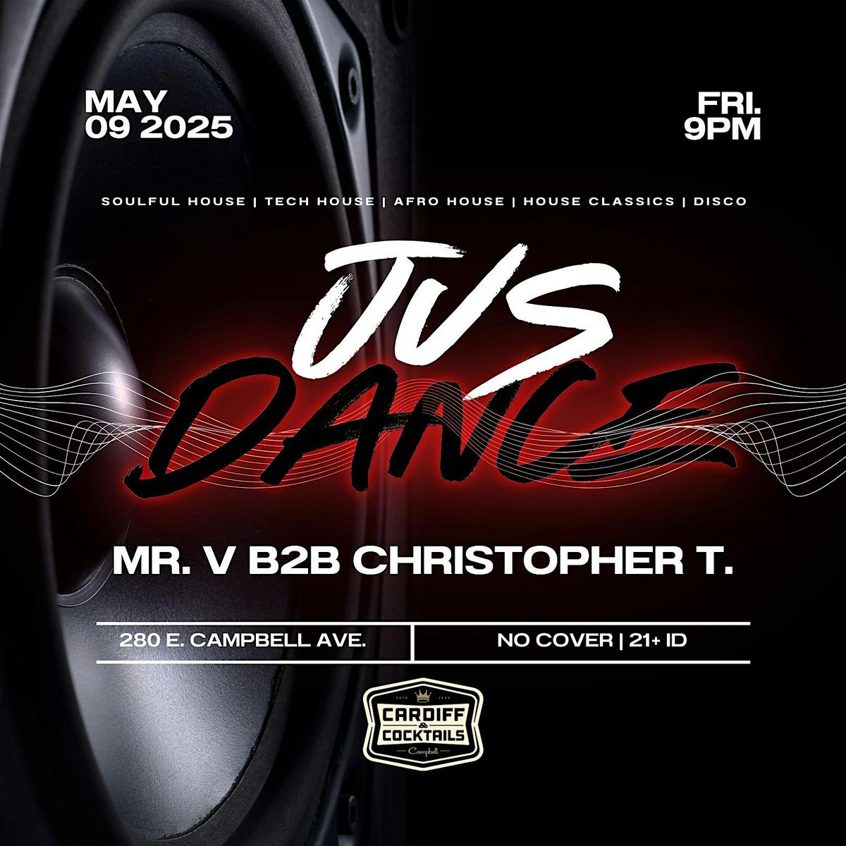 Jus Dance Feat. Mr. V & Christopher T. | Event in Campbell | AllEvents