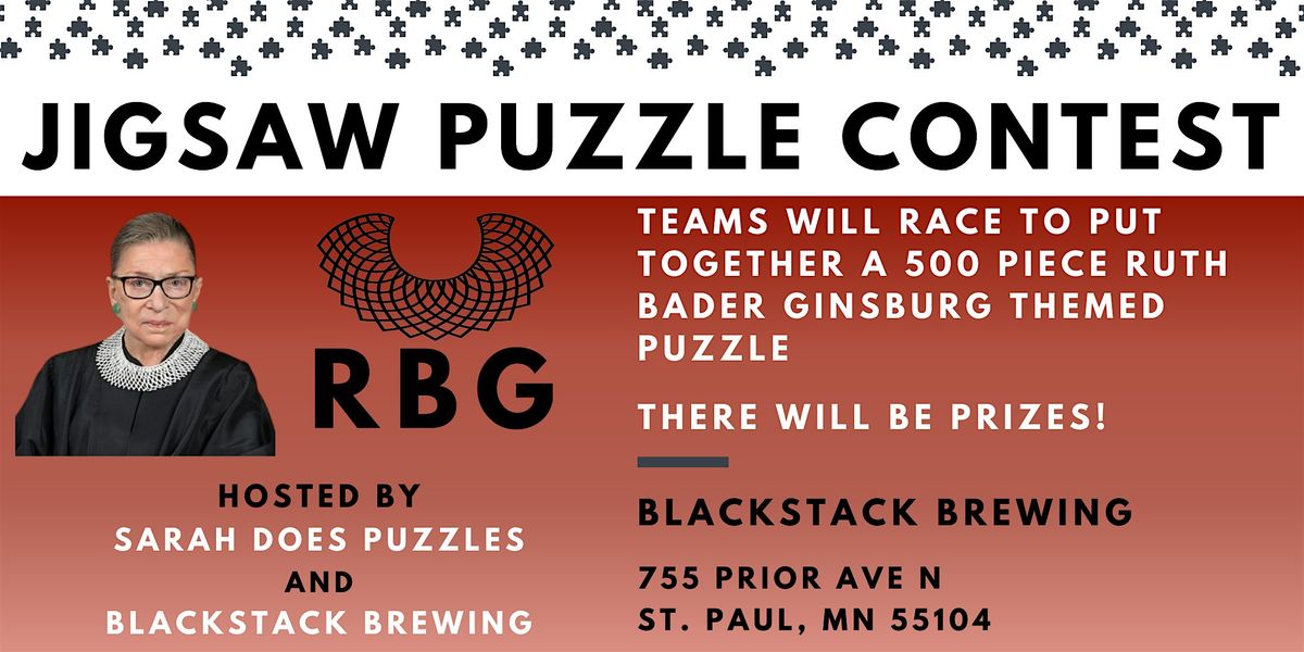 RBG Themed Team Jigsaw Puzzle Contest at BlackStack Brewing - June 2025, 23 June | Event in Saint Paul | AllEvents
