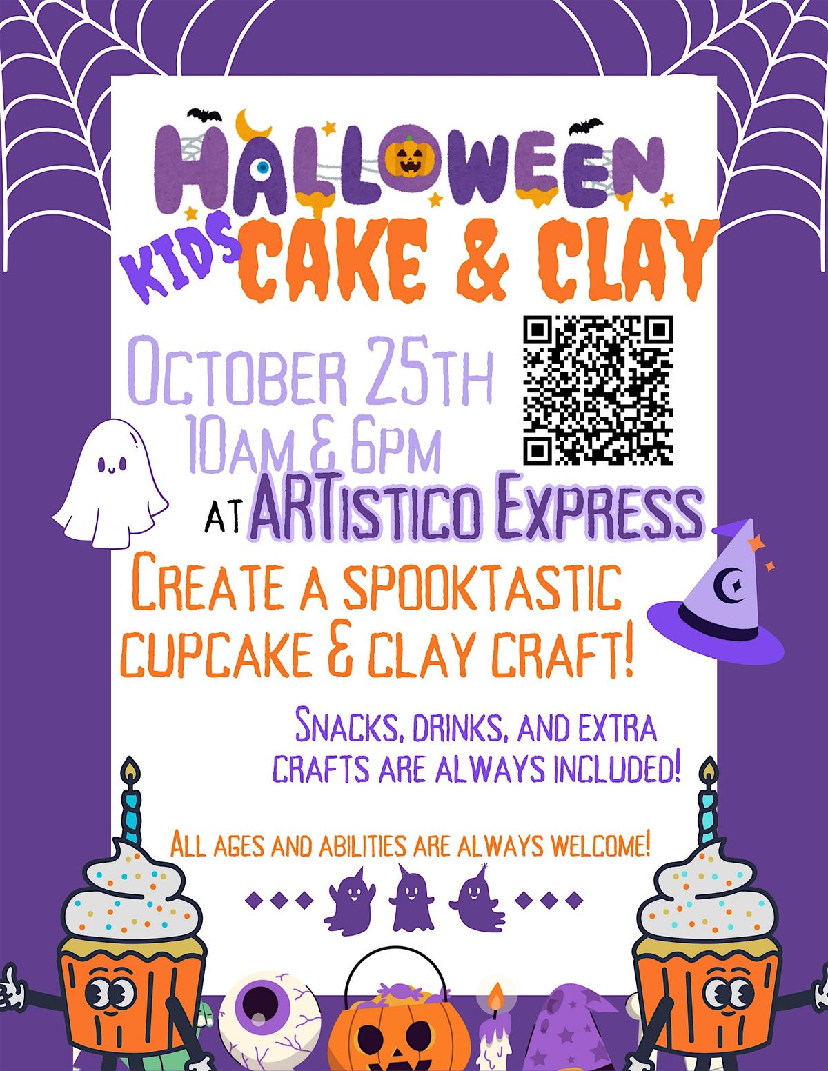 Halloween Kid's Cake & Clay, 25 October | Event in Prairieville | AllEvents