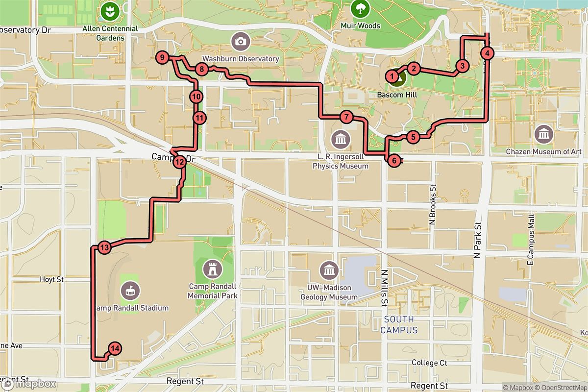 Madison Audio Tour: Campus Legends and Labyrinths of Learning | Event in Madison | AllEvents