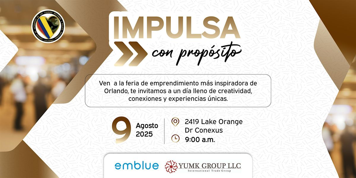 IMPULSA¡¡  Con Propósito, 9 August | Event in Orlando | AllEvents