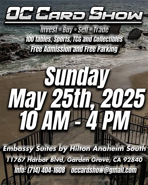 OC Card Show May 25th Sunday | Event in Garden Grove | AllEvents