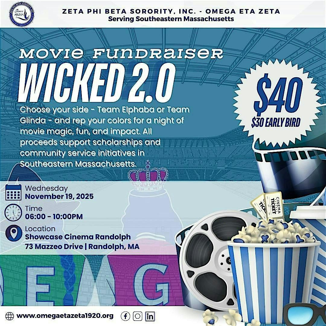 A Wicked Movie Fundraiser 2.0, 19 November | Event in Randolph | AllEvents