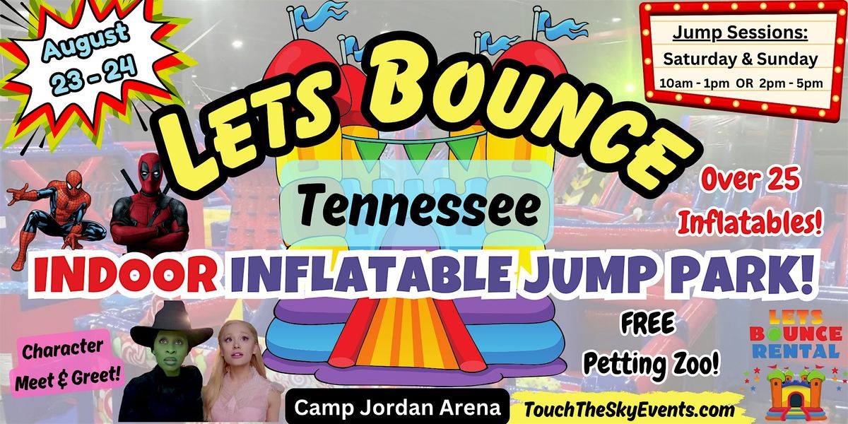 Let's Bounce INDOOR Inflatable Jump Park, 23 August | Event in East Ridge | AllEvents