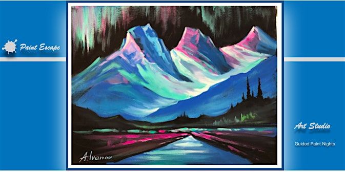 Paint Night-Three Sisters Aurora, 30 November | Event in Calgary | AllEvents