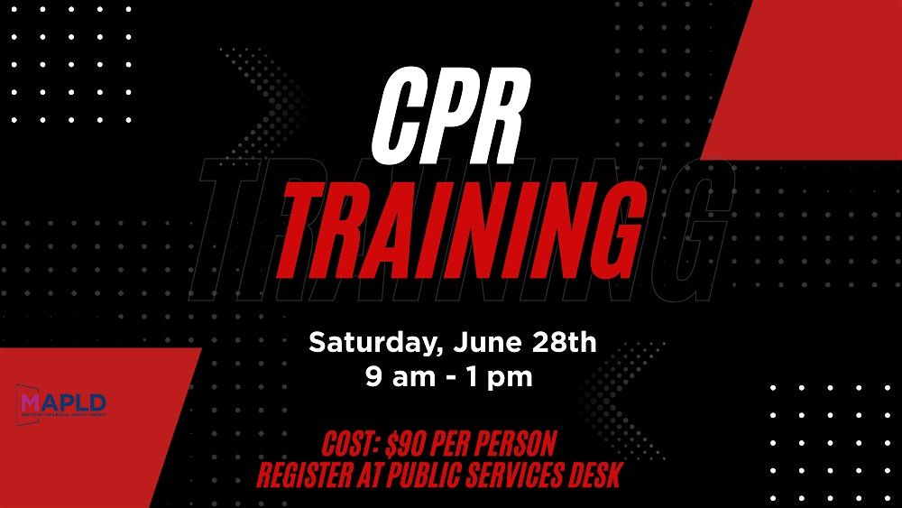 CPR Training, 28 June | Event in Matteson | AllEvents