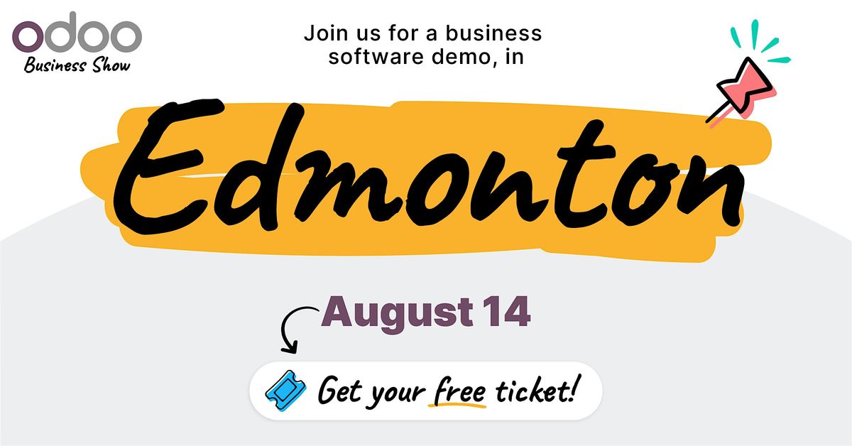 Odoo Business Show - Edmonton, Alberta, 14 August | Event in Edmonton | AllEvents