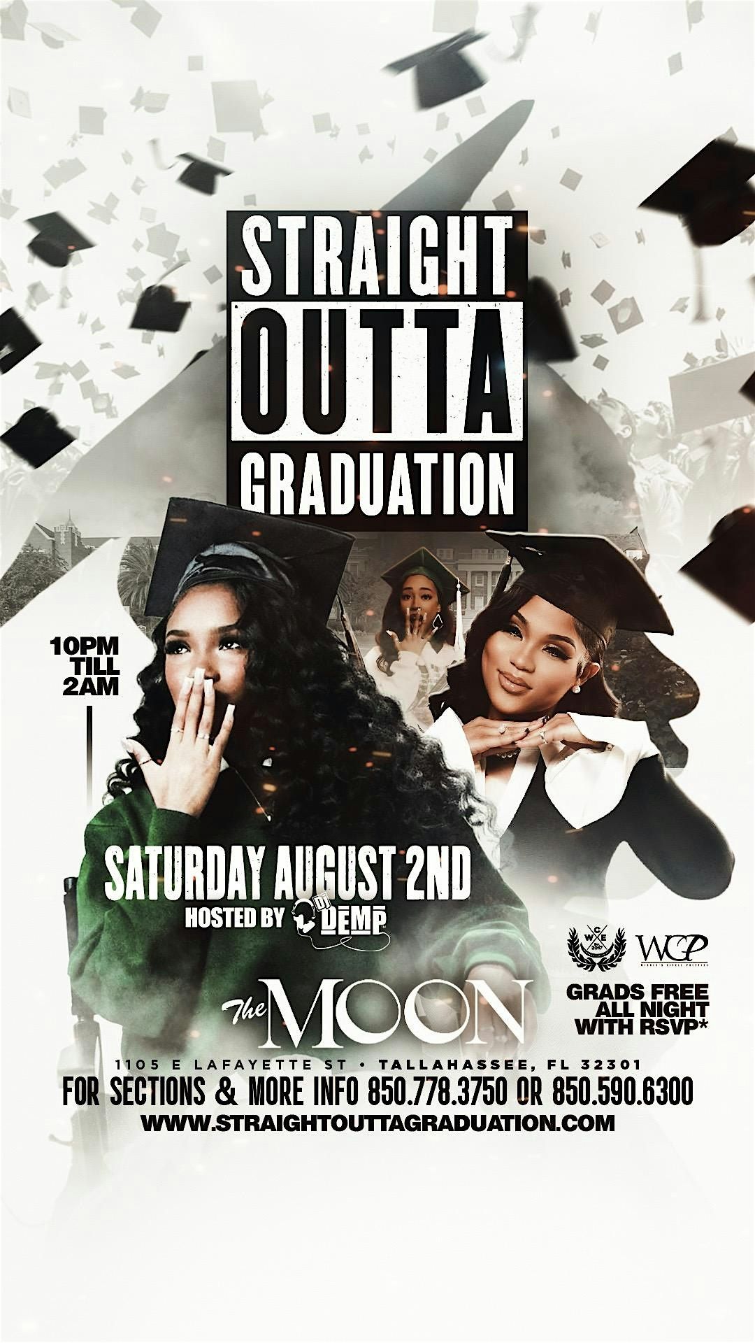 STRAIGHT OUTTA GRADUATION SUMMER  25': At The Moon, 2 August | Event in Tallahassee | AllEvents