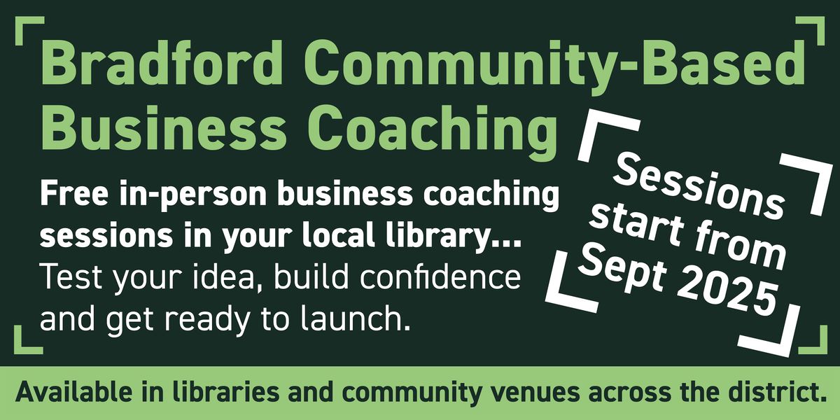 Bradford Community-Based Business Coaching - New Business Sales Workshop, 12 November | Event in Haworth | AllEvents