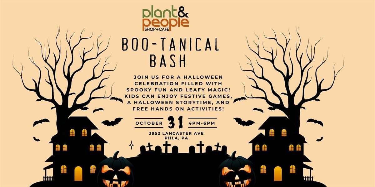 Boo-tanical Bash, 31 October | Event in Philadelphia | AllEvents