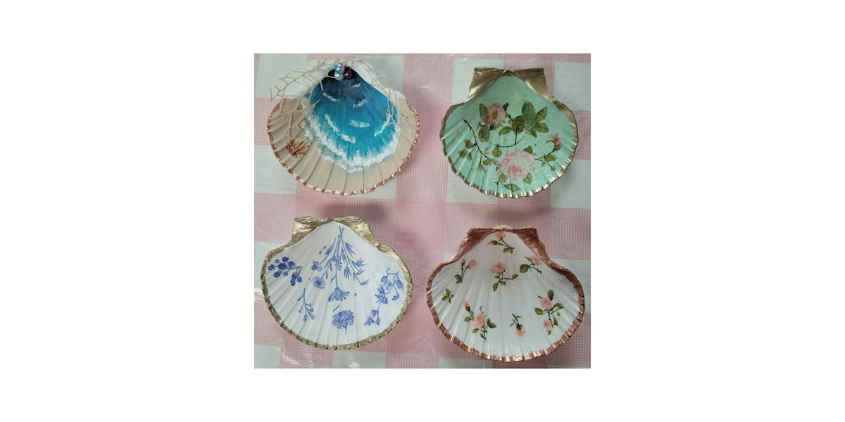 3 Trinket Shell Tray Painting Party, 10 July | Event in Westfield | AllEvents