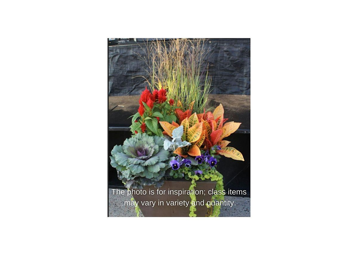 Fall Outdoor Container Pot Workshop-Spd, 13 September | Event in Springfield | AllEvents